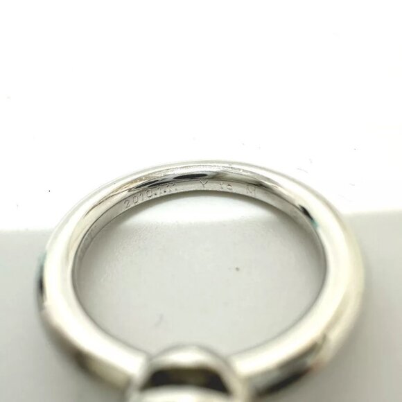 TIFFANY&Co. Bisset Diamond D0.33ct Ring Pt950 Silver - Picture 2 of 12